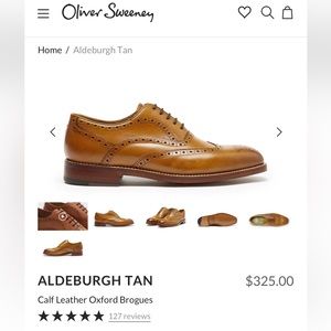 Oliver Sweeney NWOB ALDEBURGH TAN Shoes
